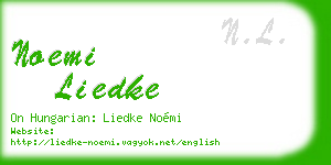 noemi liedke business card